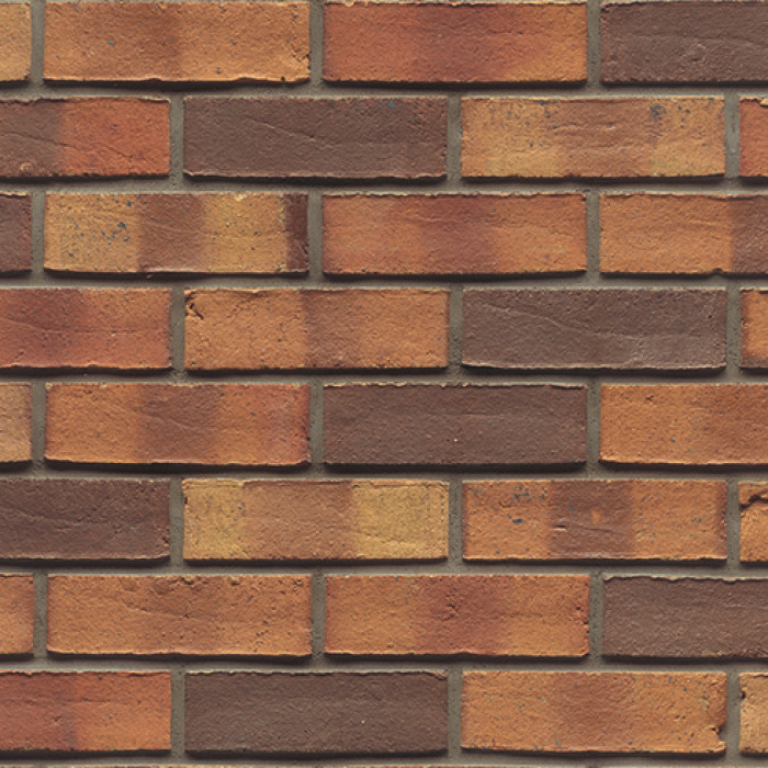 Кирпич клинкерный Muhr 08KS Lachsrot Kohle Spezial гладкий, 240х115х52 мм