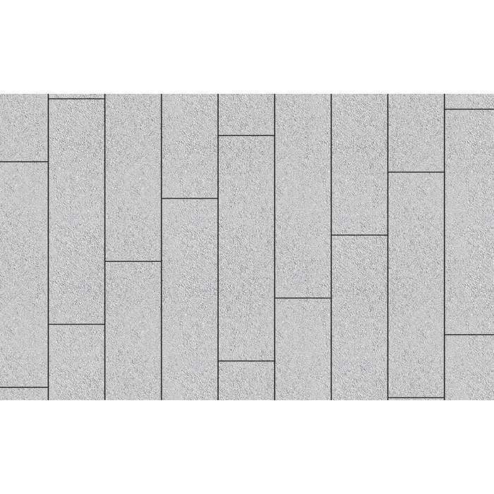 Плитка тротуарная Прямоугольник (Ла-Линия) В.11.П.10 гладкий белый 400х100х100 мм