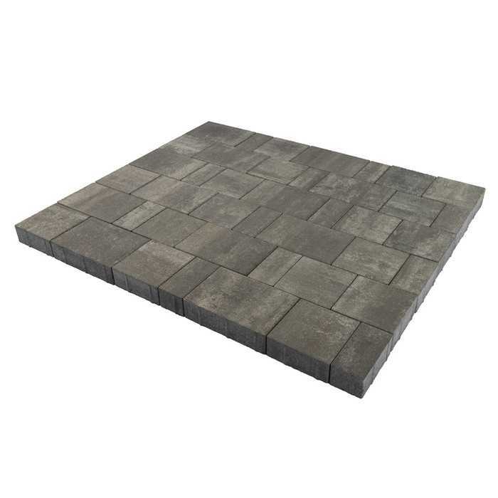 Плитка тротуарная BRAER Старый город Ландхаус Color Mix Вечер, толщина 80 мм